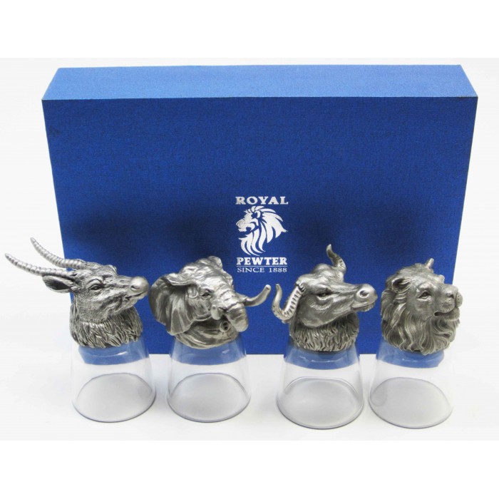 Набор охотника 4 рюмки Африканское сафари