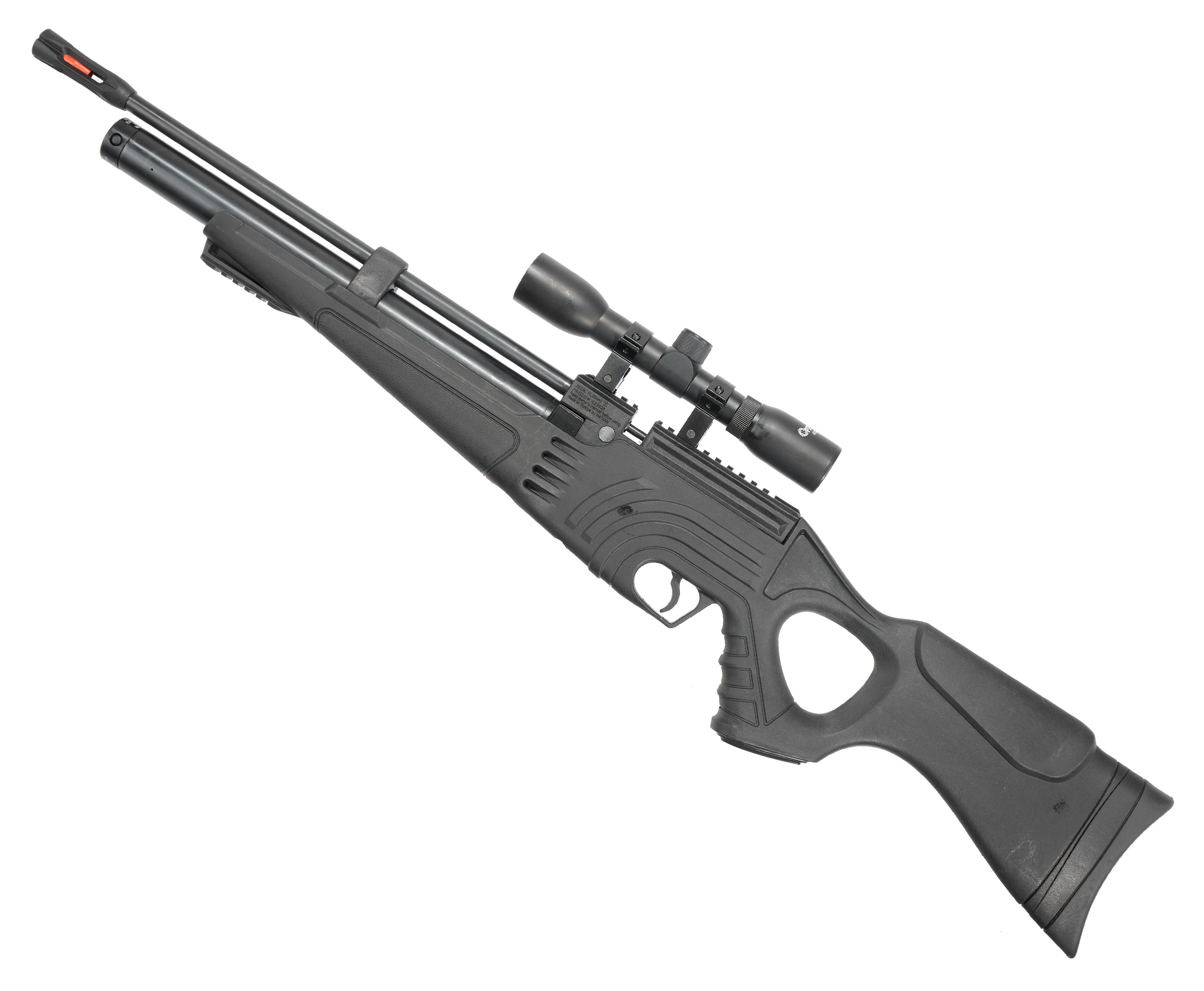 Винтовка пневматическая Flash 101Set, к.6,35мм (PCP, насос, приц., сошки, модер., чехол),