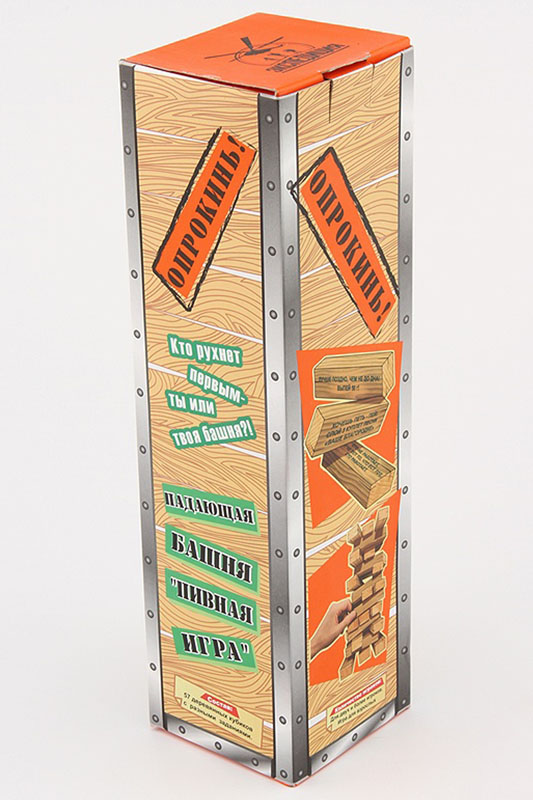 Игра алкогольная "Опрокинь"