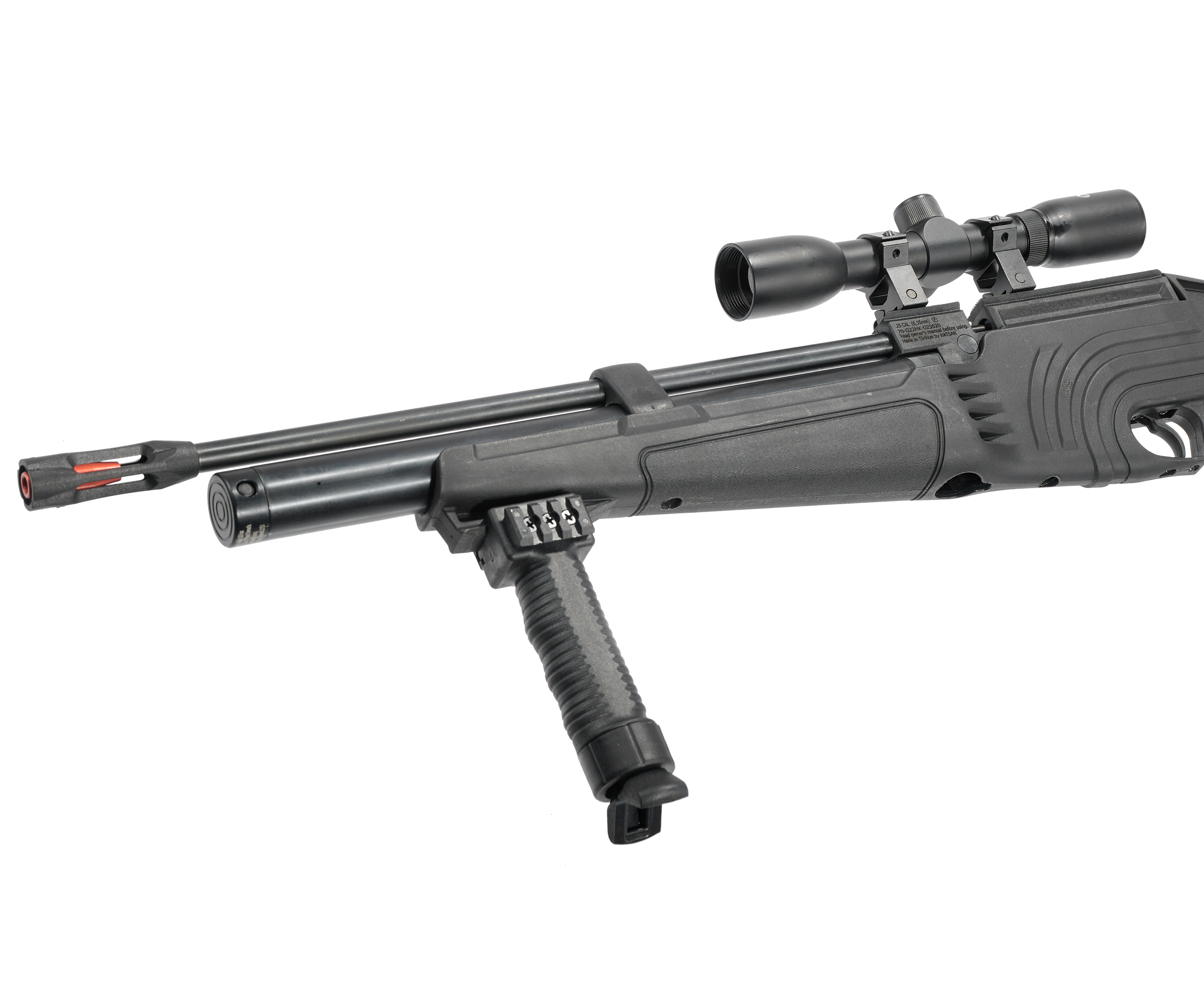 Винтовка пневматическая Flash 101Set, к.6,35мм (PCP, насос, приц., сошки, модер., чехол),