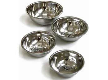 Миска из нержав. стали глубокая 20 см